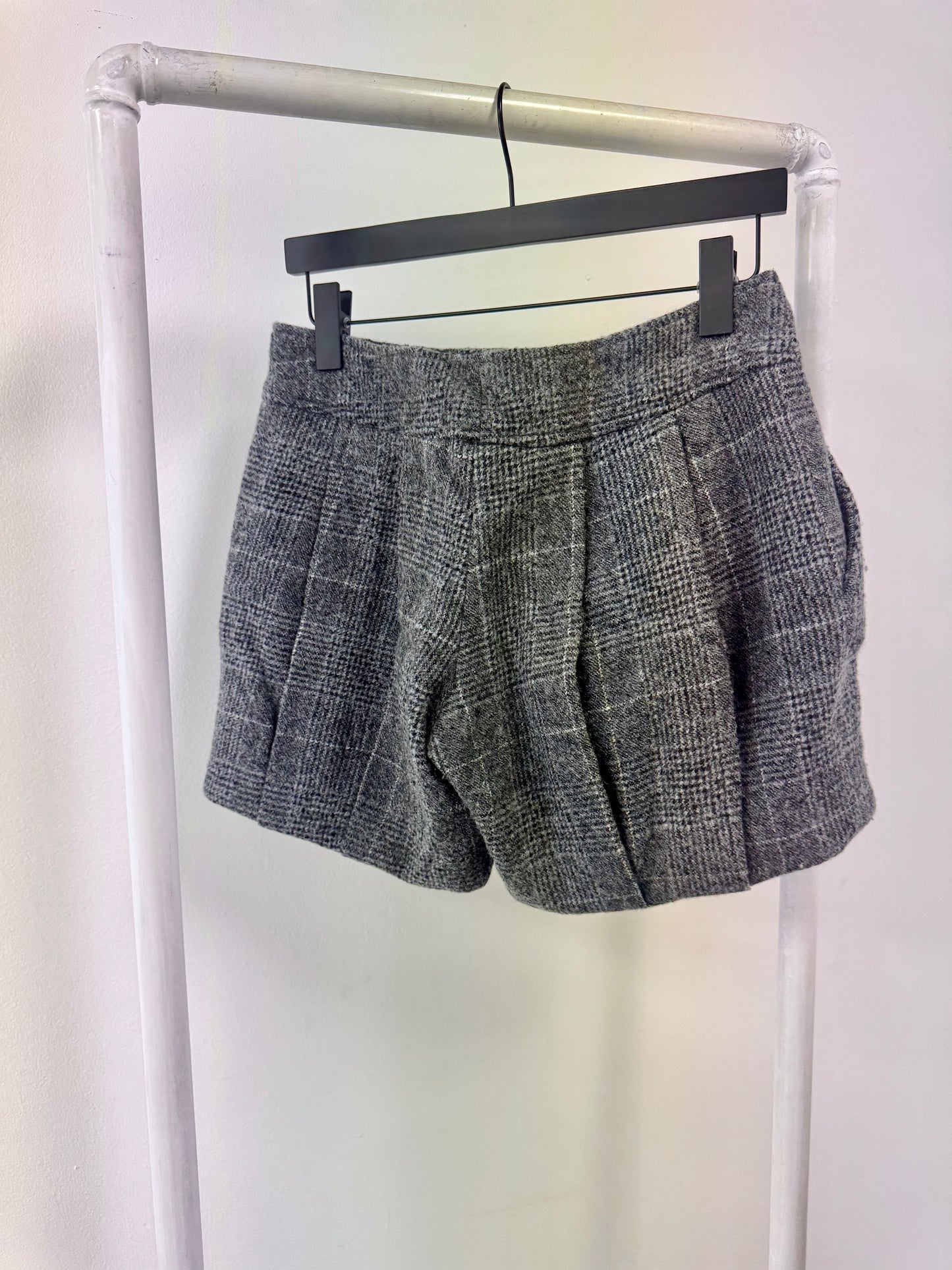 Wool Mini Shorts