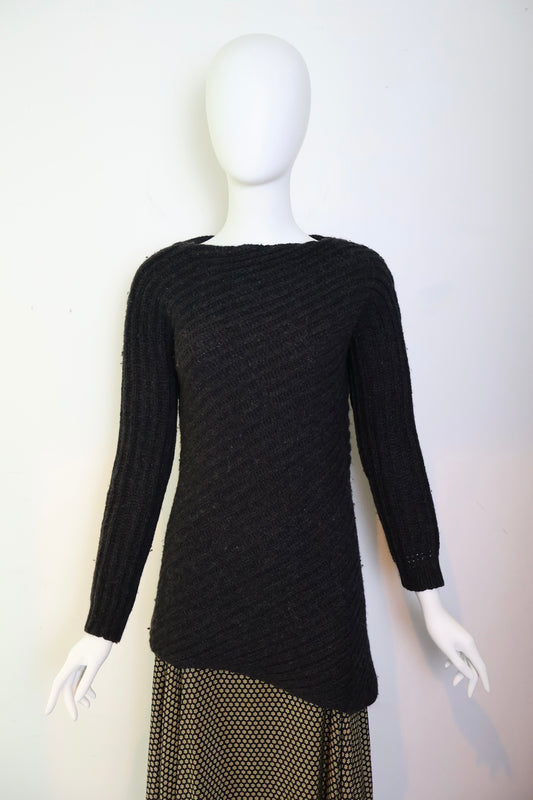 FW98 Margiela Diagonal Knit Sweater