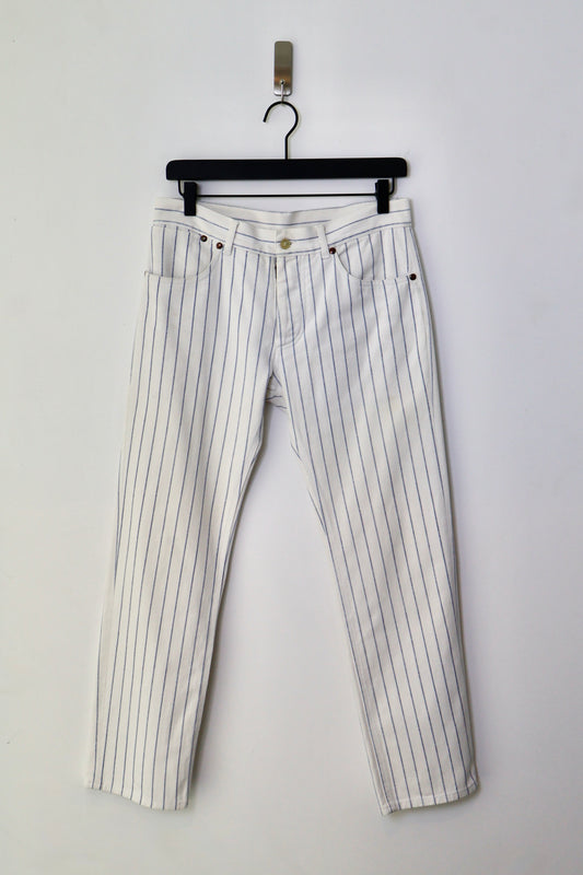 FW06 Margiela Pinstripe Denim