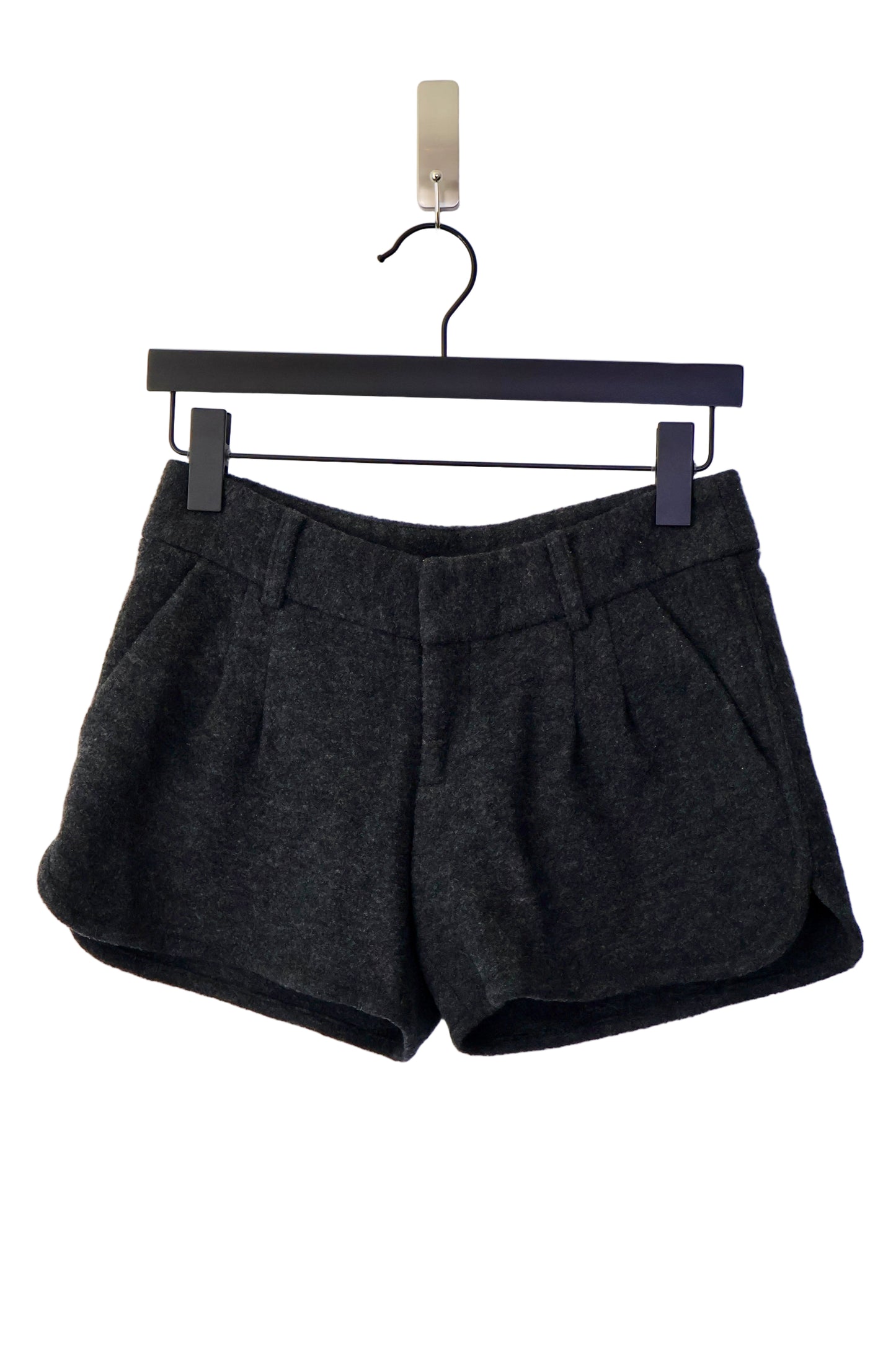 French Designer Wool Shorts
