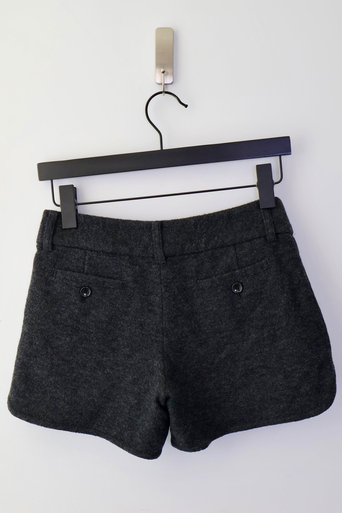 French Designer Wool Shorts