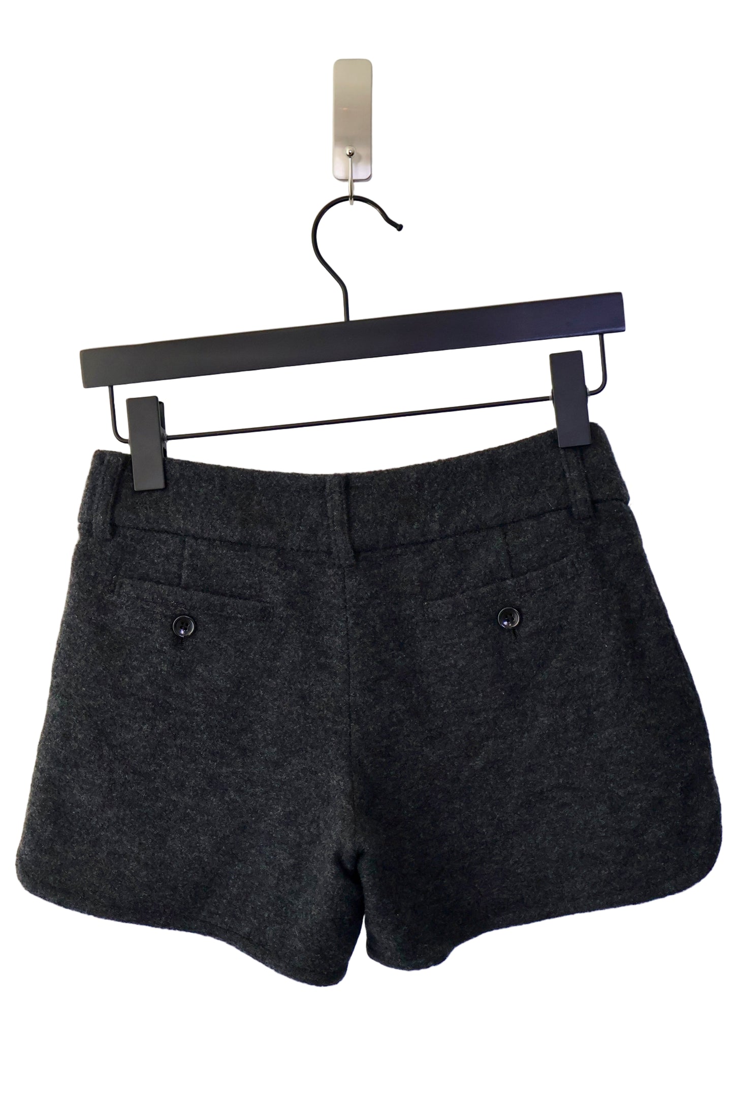 French Designer Wool Shorts