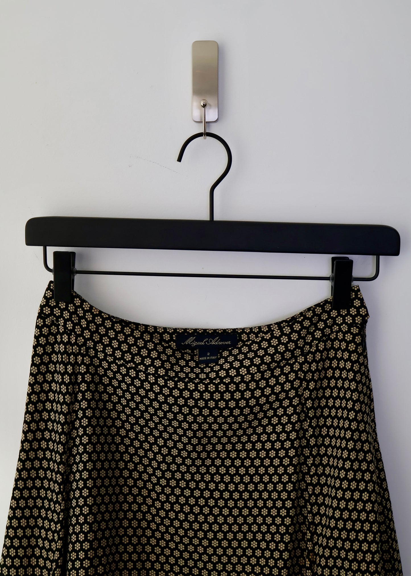 00's Miguel Adrover Silk Skirt