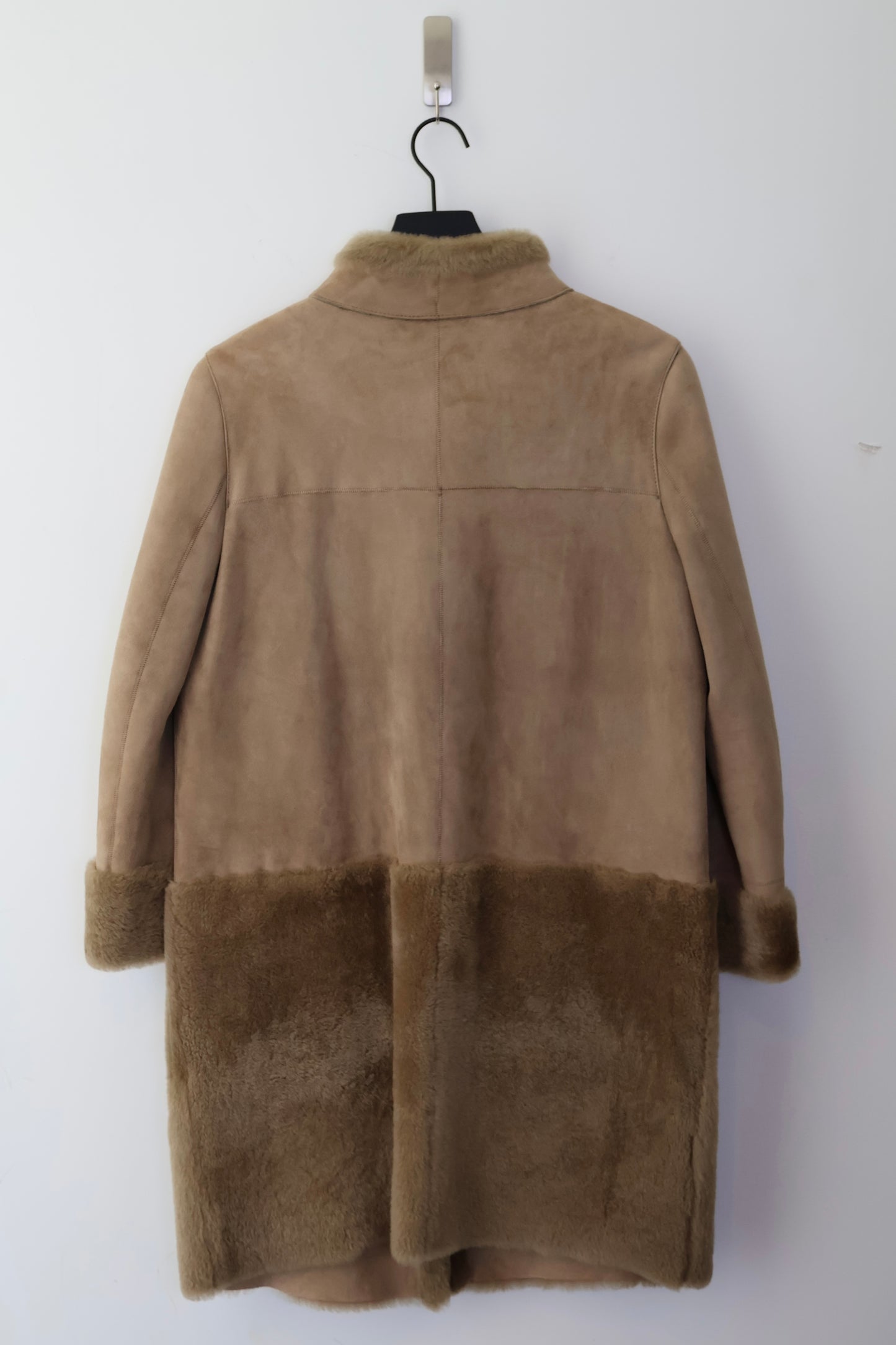 Sakayori Fur Trim Coat