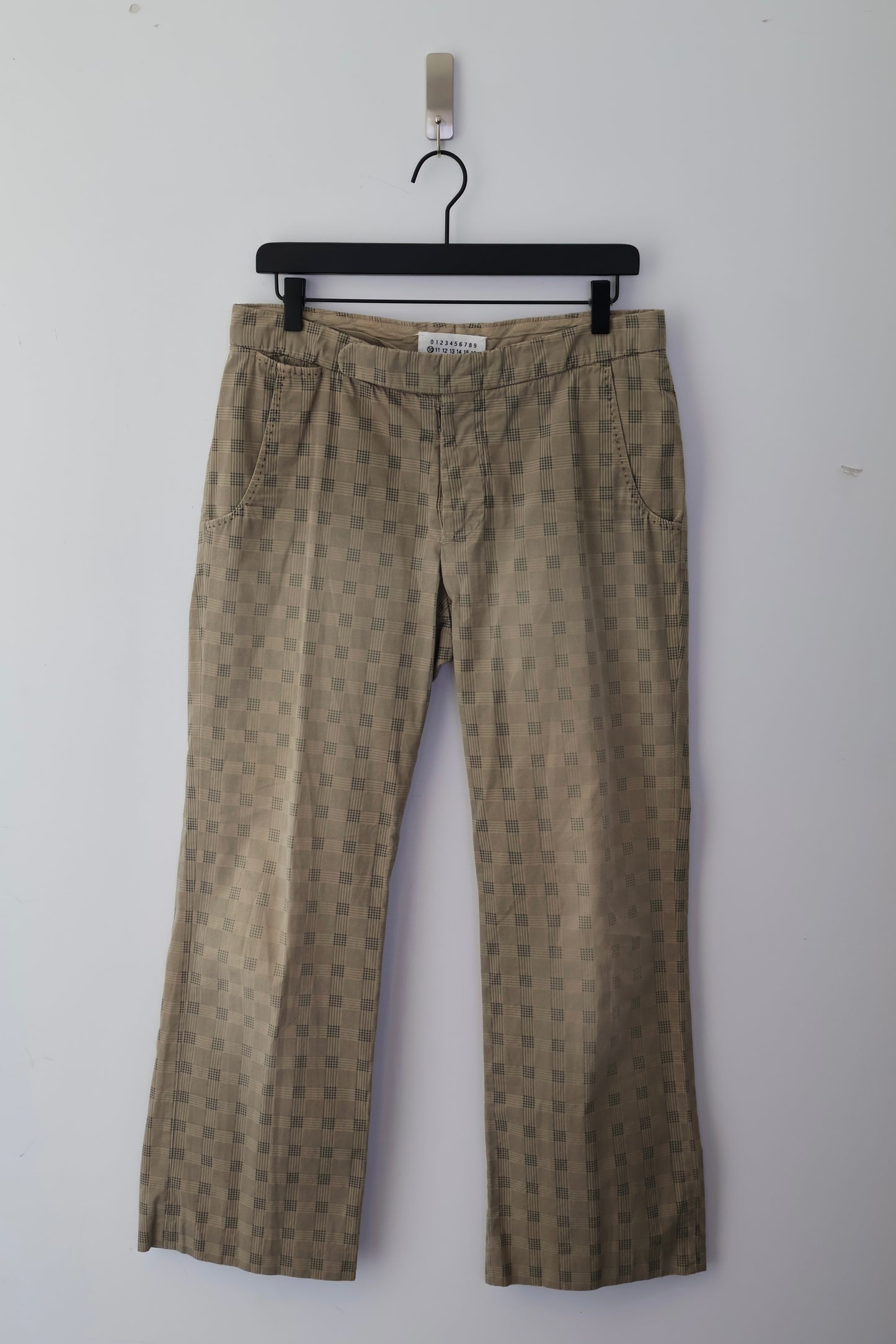 Margiela Plaid Beige Pants
