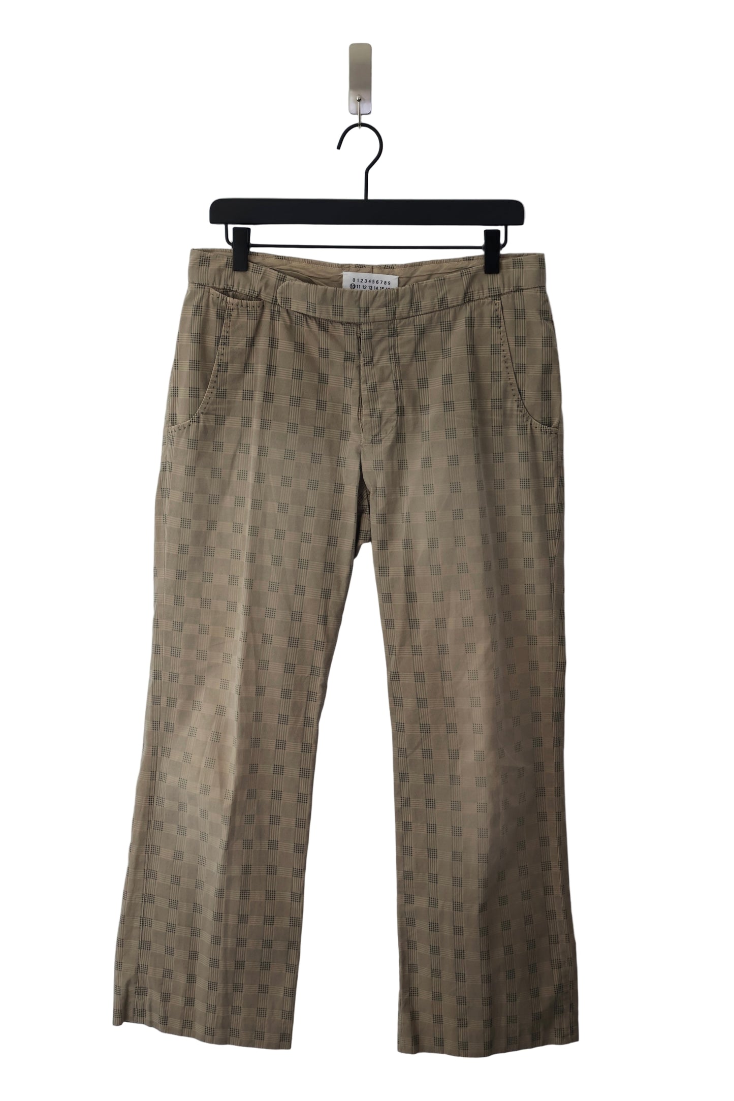 Margiela Plaid Beige Pants