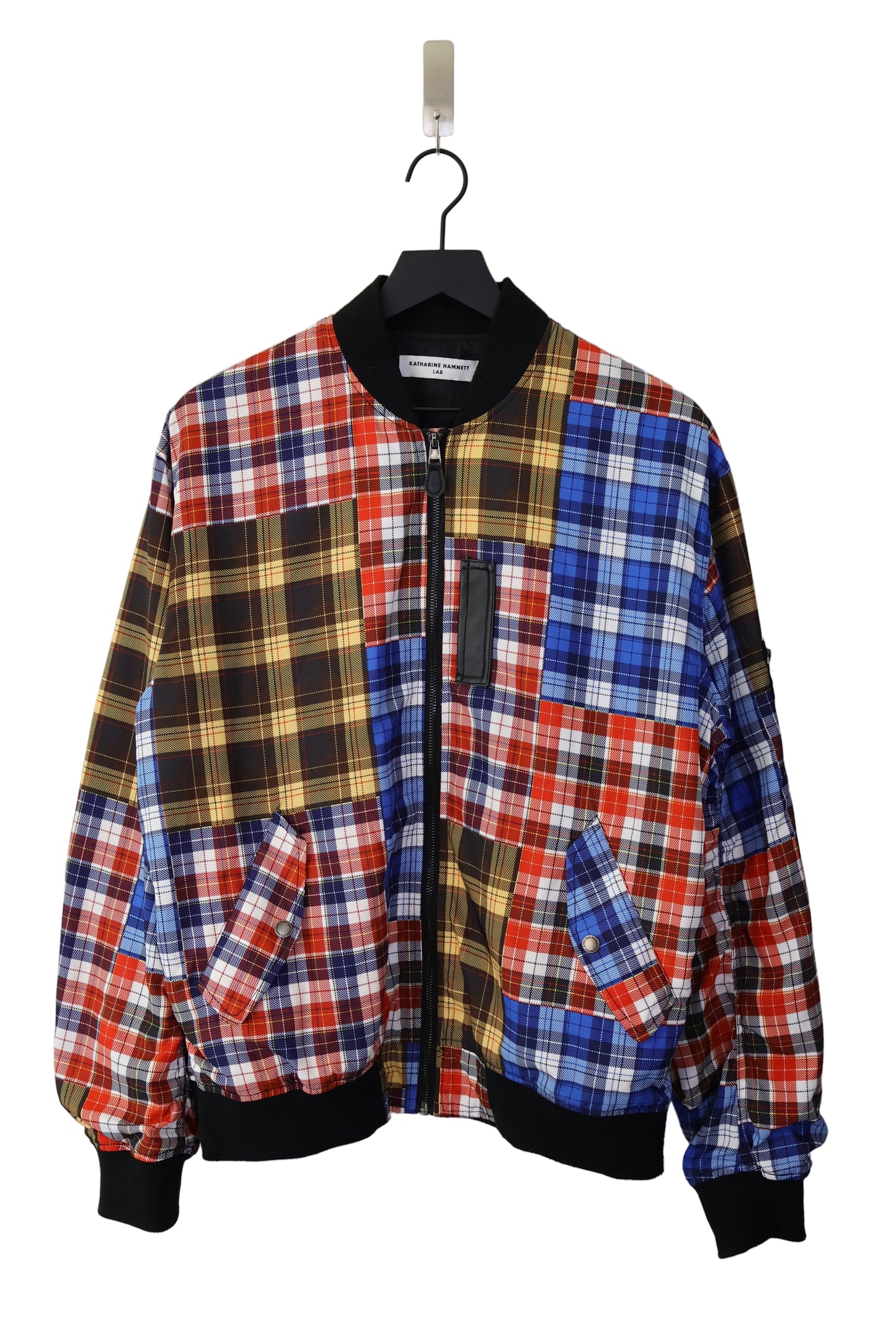 Katharine Hamnett Lab Plaid Bomber Jacket
