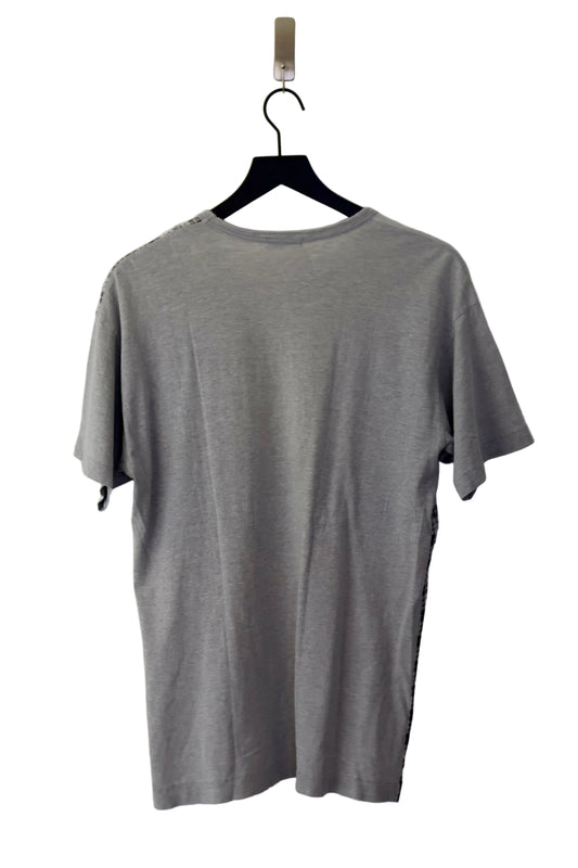 90s Comme des Garçons Homme Plaid Print Asymmetrical T-Shirt