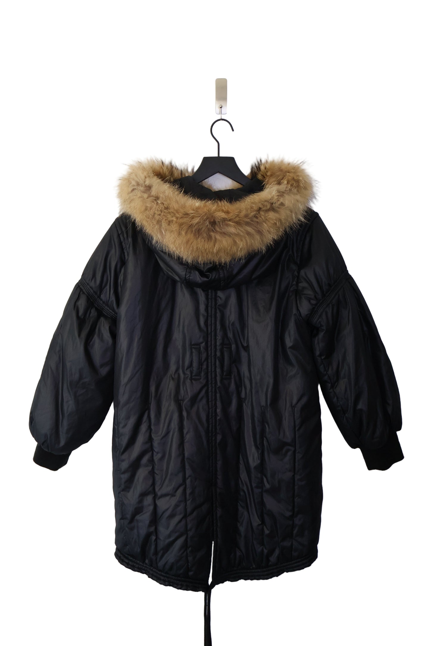 Antonio Berardi Fur Hood Puffer Coat