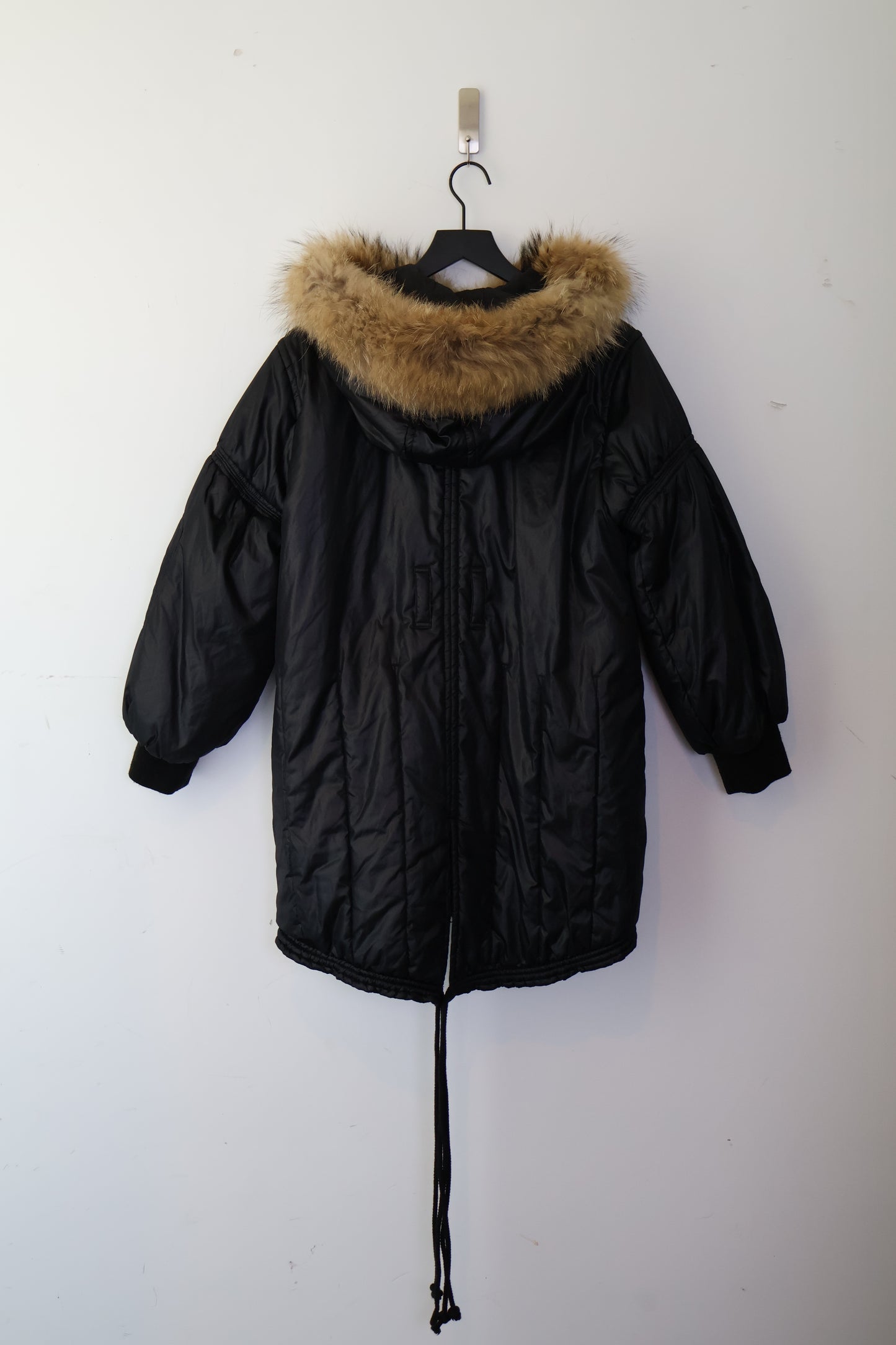 Antonio Berardi Fur Hood Puffer Coat