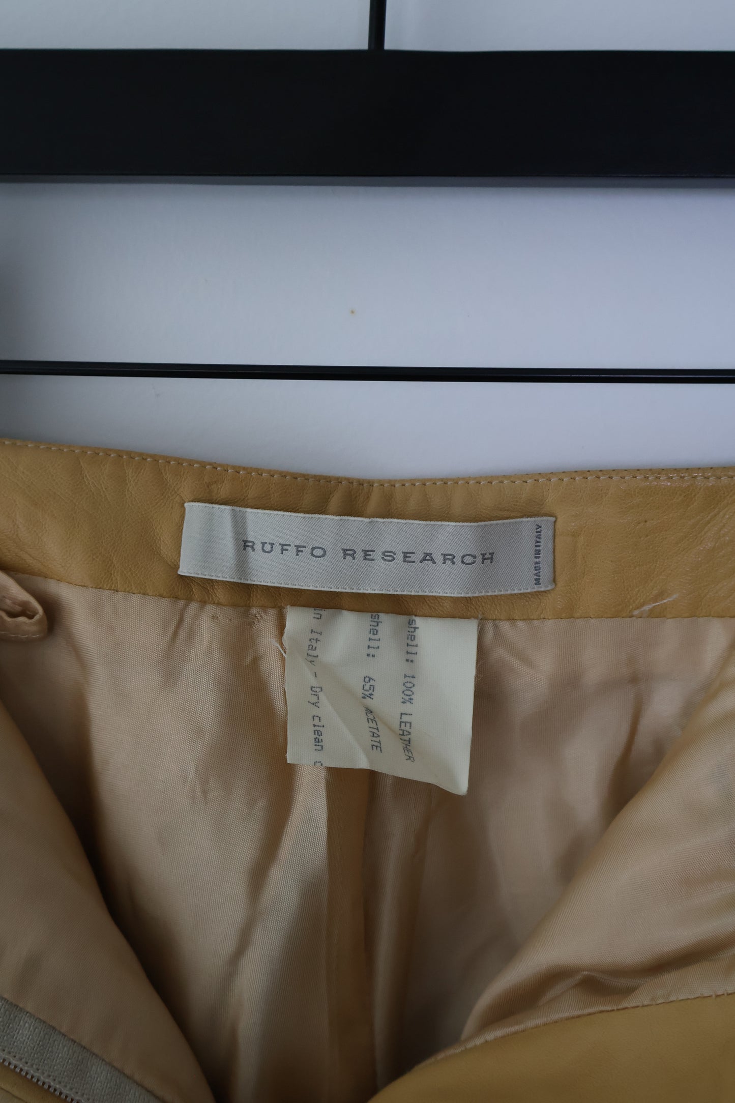 FW02 Ruffo Research Leather Pants