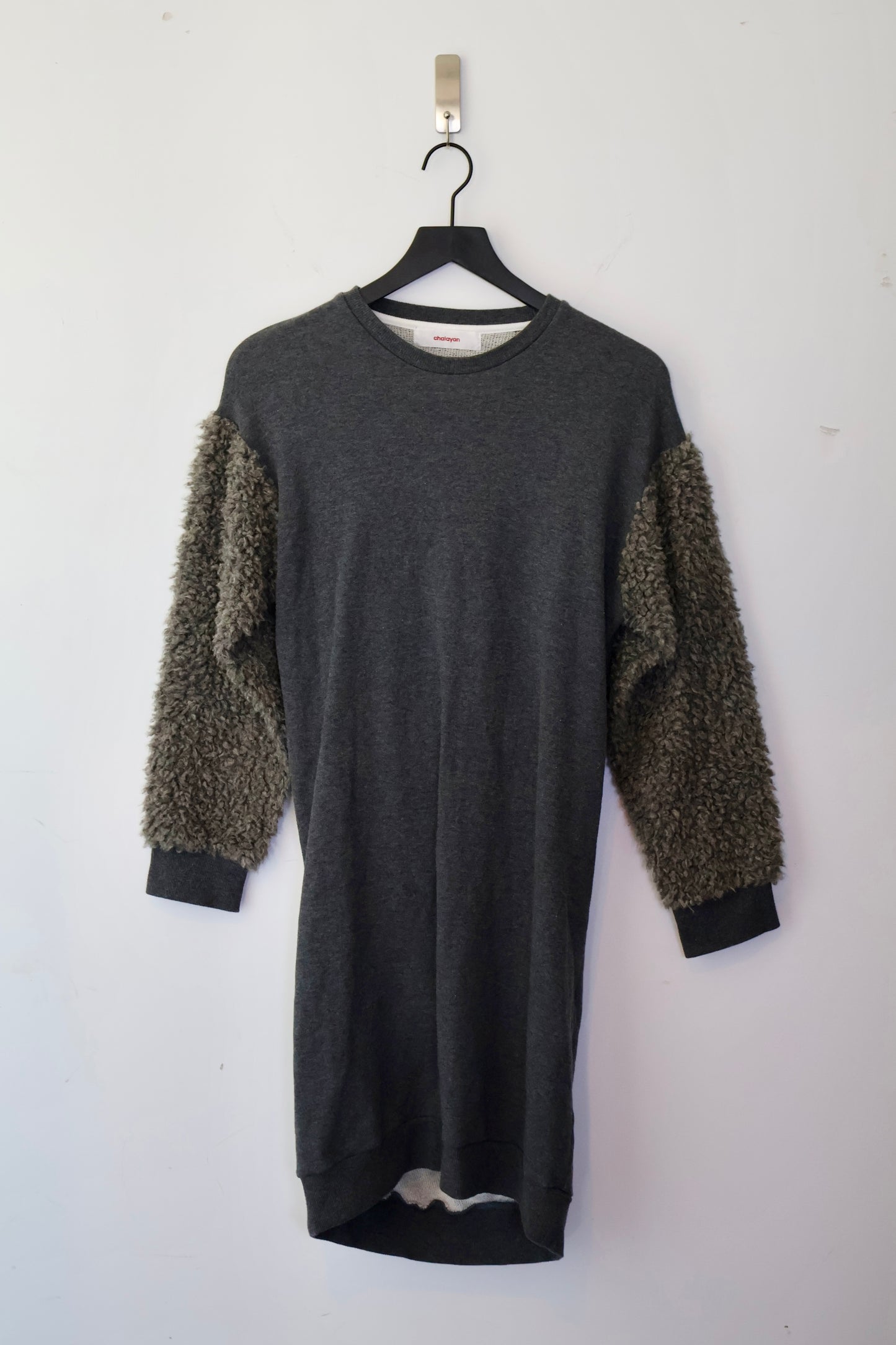 Hussein Chalayan Sherpa Sleeve Dress