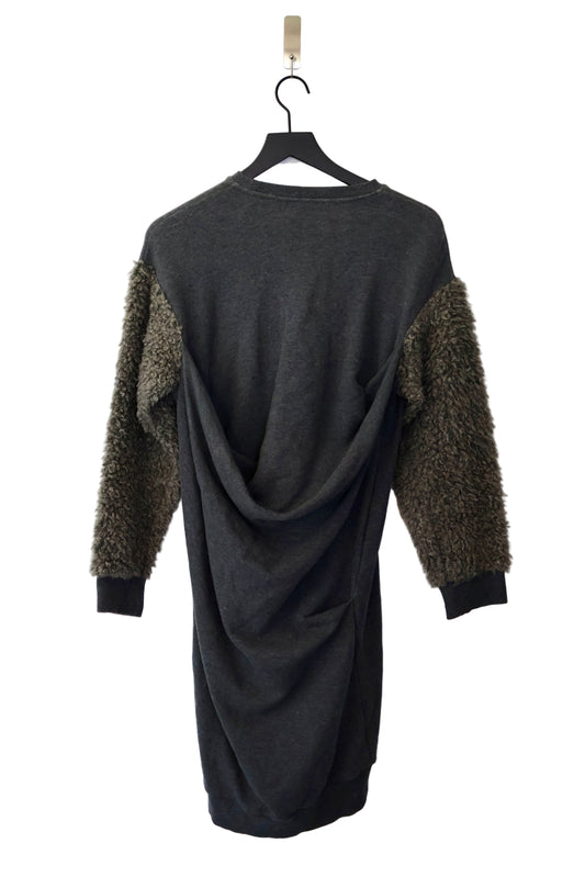 Hussein Chalayan Sherpa Sleeve Dress
