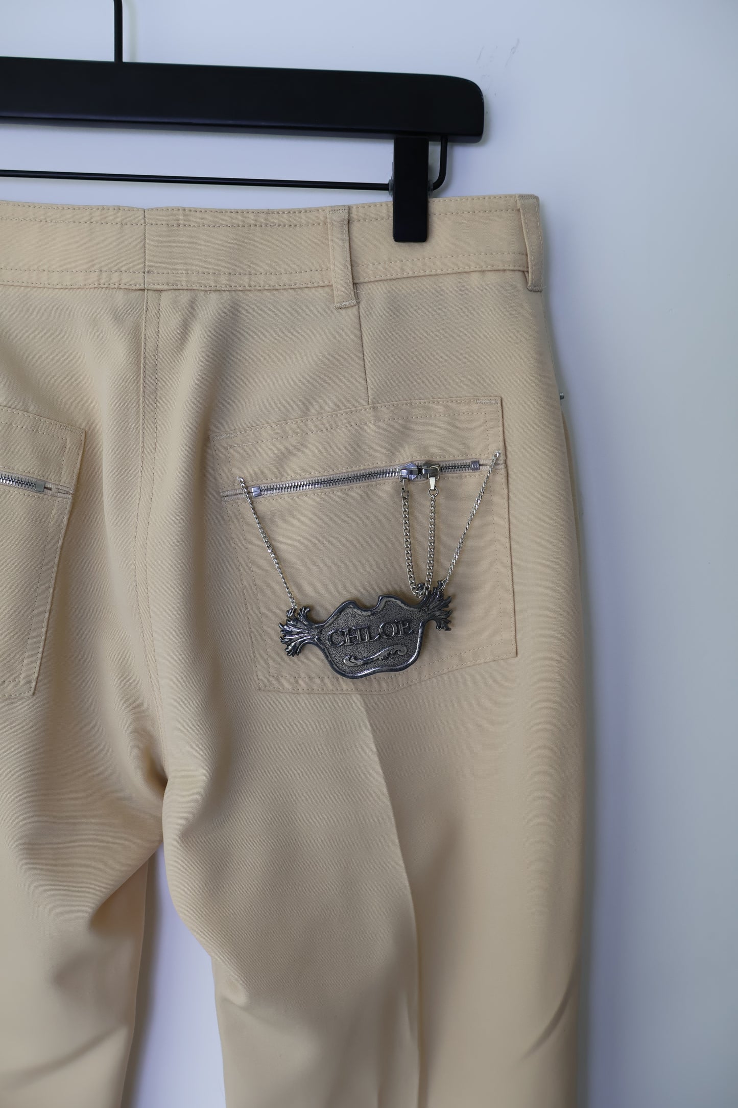 FW01 Chloé Face Print Trousers