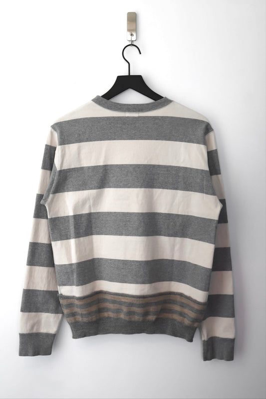 Japanese Label Reconstructed Striped Sweater