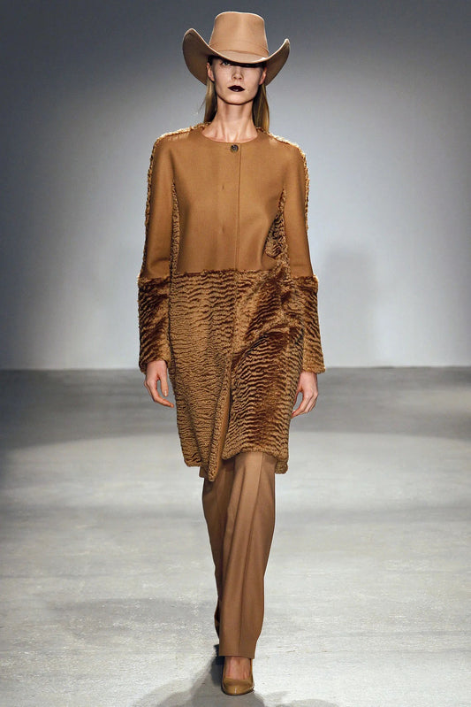 Veronique Branquinho Mohair Camel Coat