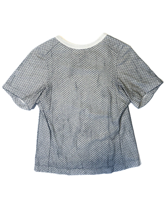 2004 Comme des Garcons Deformed Mesh T-Shirt