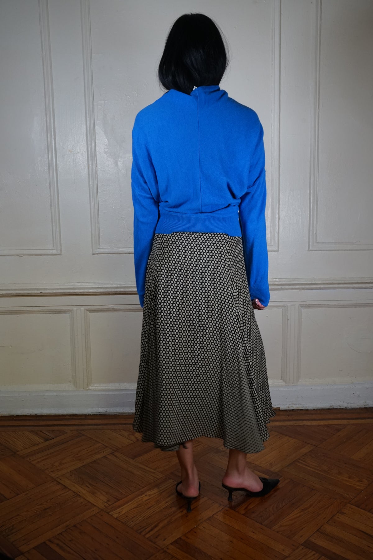 00s Miguel Adrover Silk Skirt