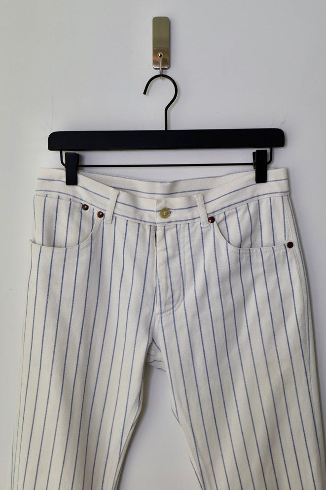 FW06 Margiela Pinstripe Denim