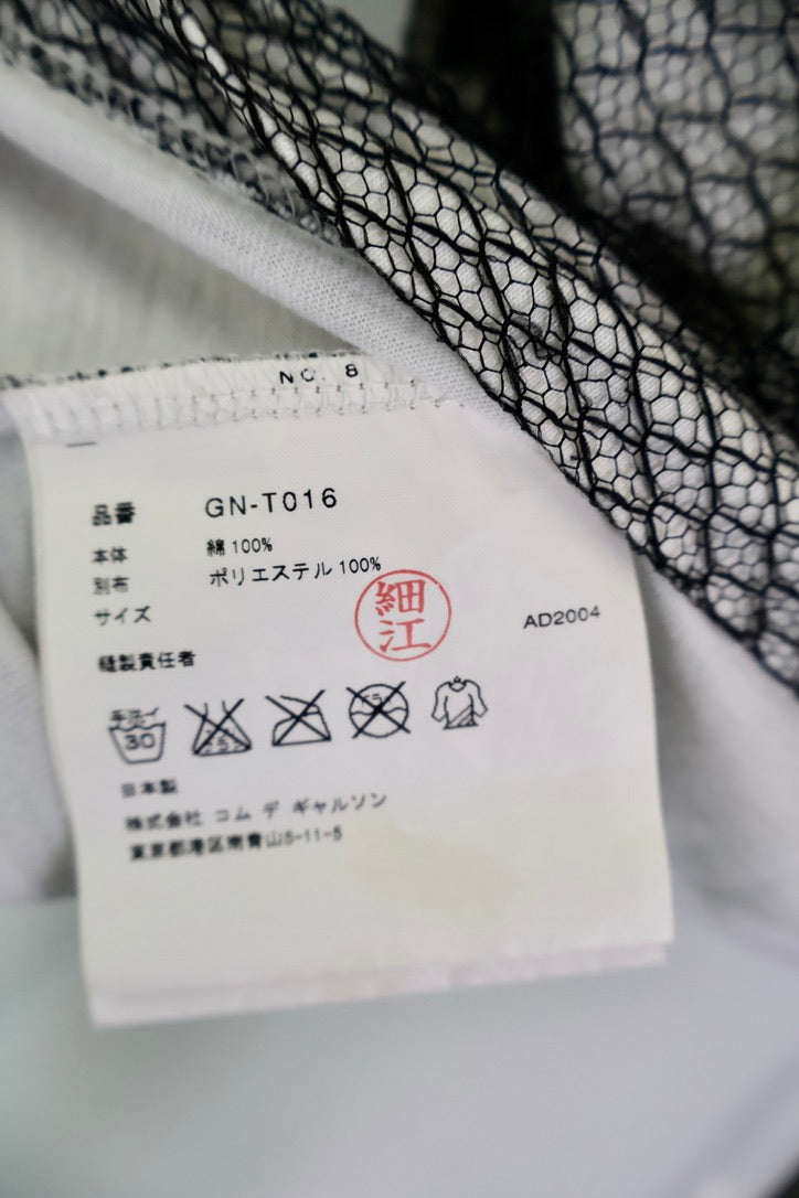 2004 Comme des Garcons Deformed Mesh T-Shirt