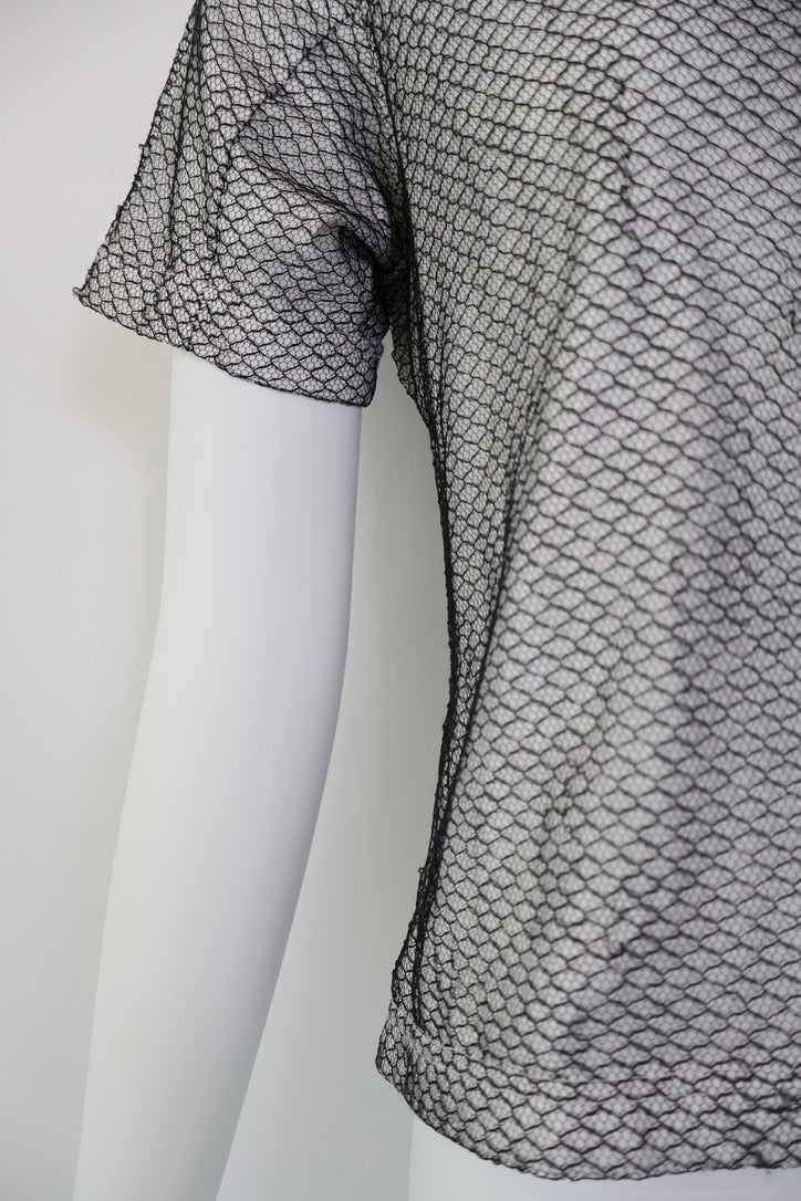 2004 Comme des Garcons Deformed Mesh T-Shirt