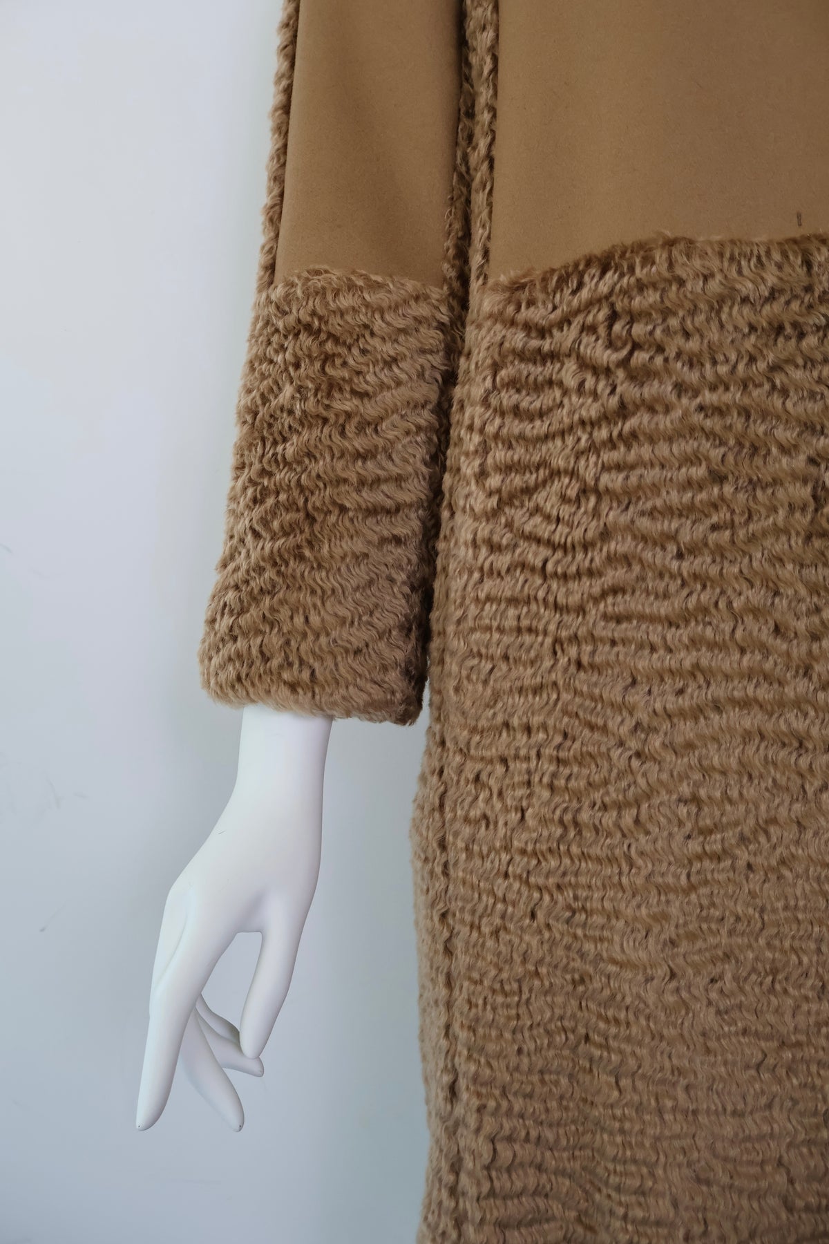FW13 Veronique Branquinho Mohair Camel Coat