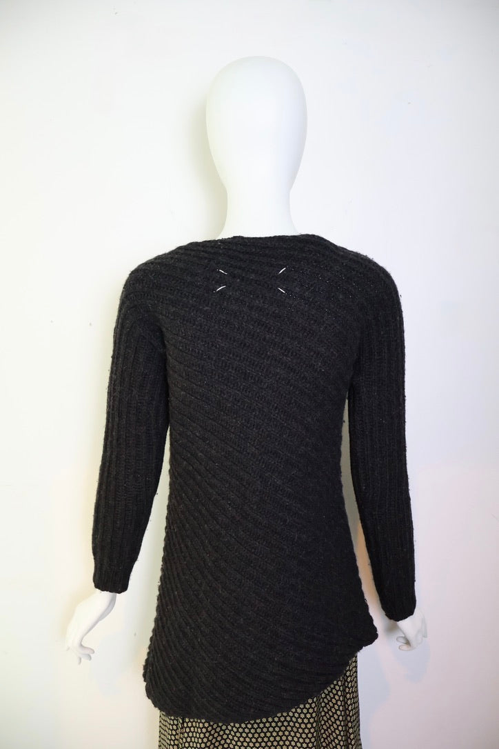 FW98 Margiela Diagonal Knit Sweater