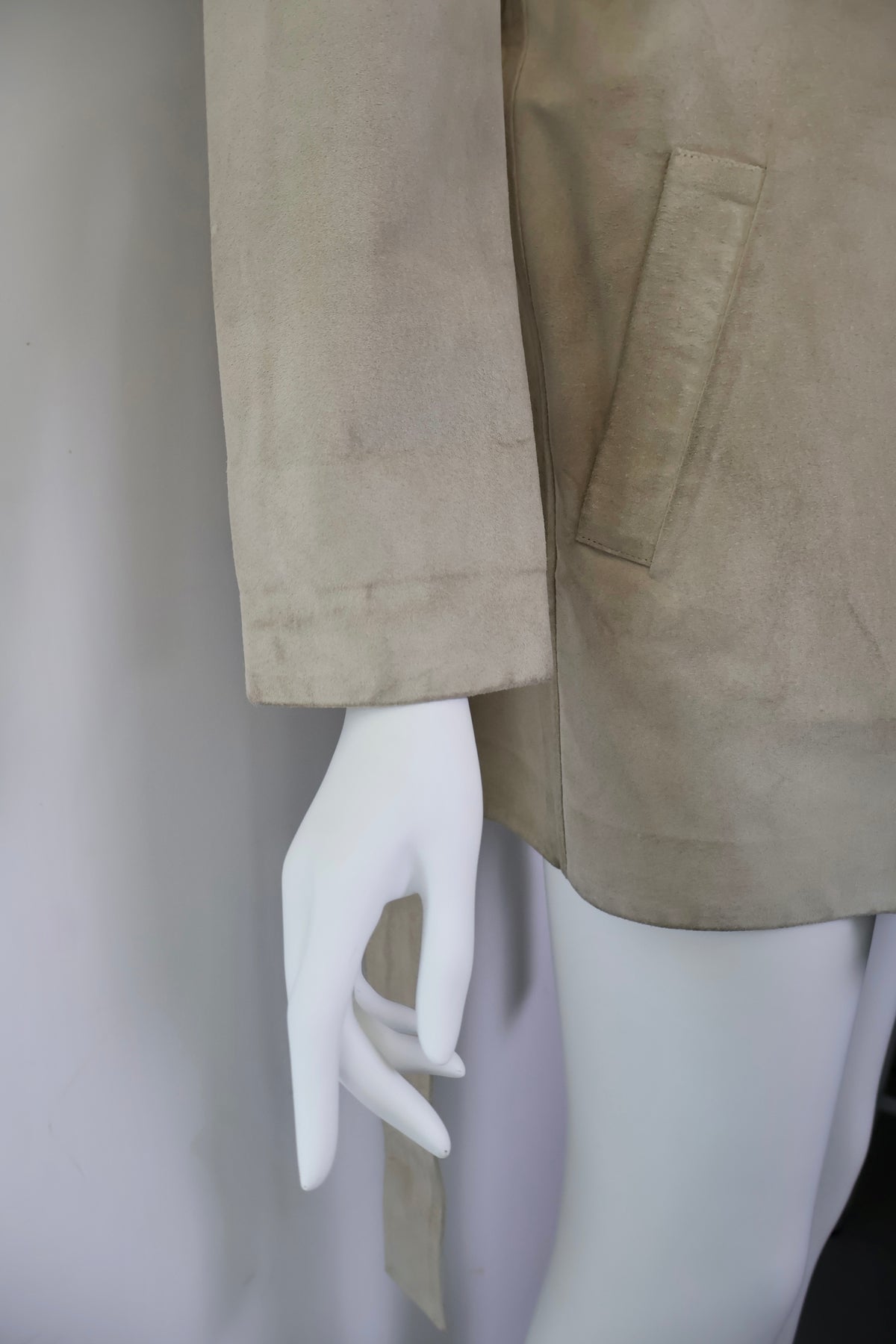 FW97 Tom Ford Gucci Suede Coat