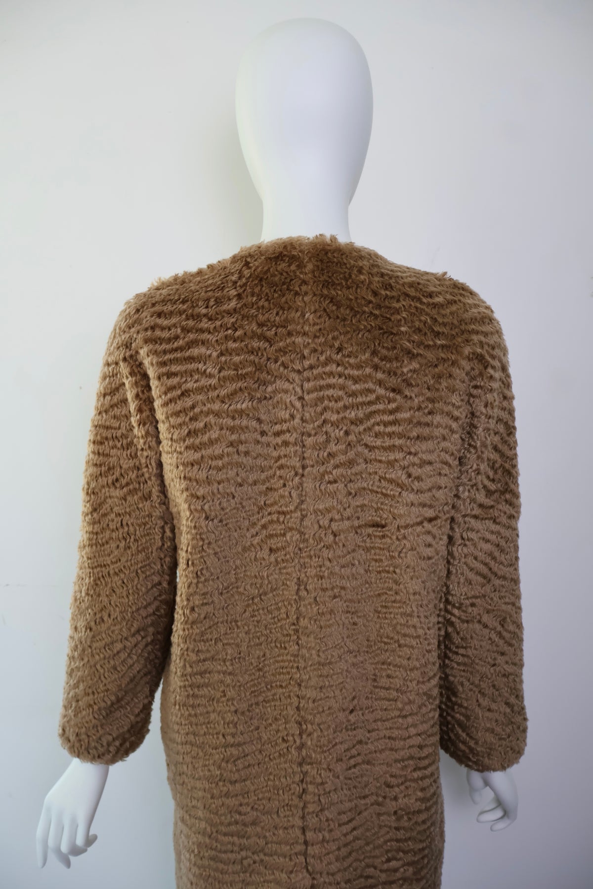 FW13 Veronique Branquinho Mohair Camel Coat