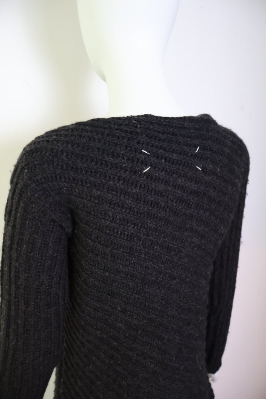 FW98 Margiela Diagonal Knit Sweater