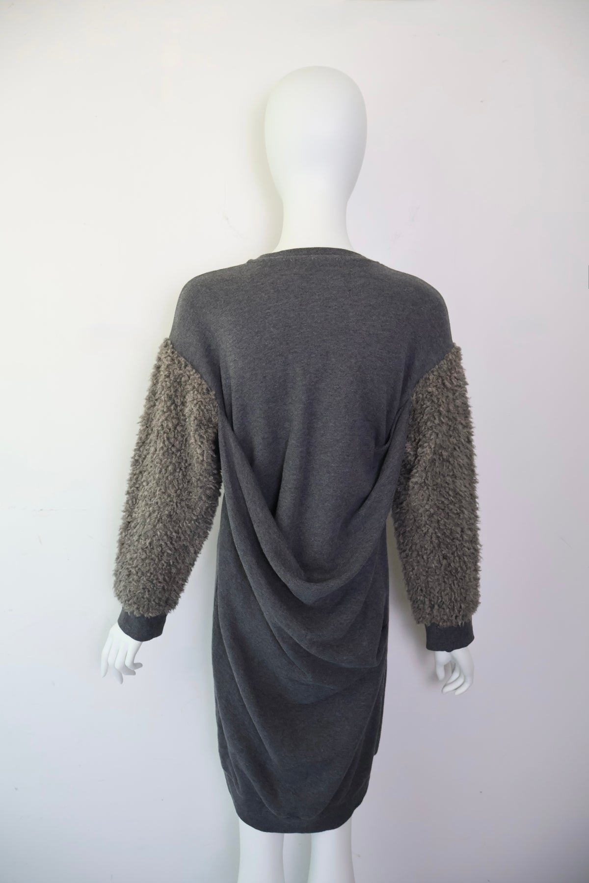 Hussein Chalayan Sherpa Sleeve Dress