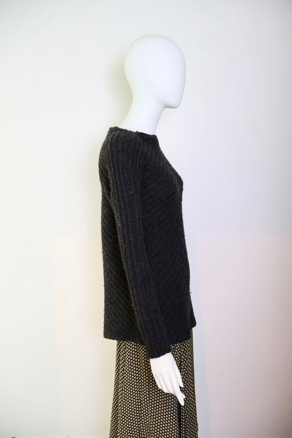 FW98 Margiela Diagonal Knit Sweater