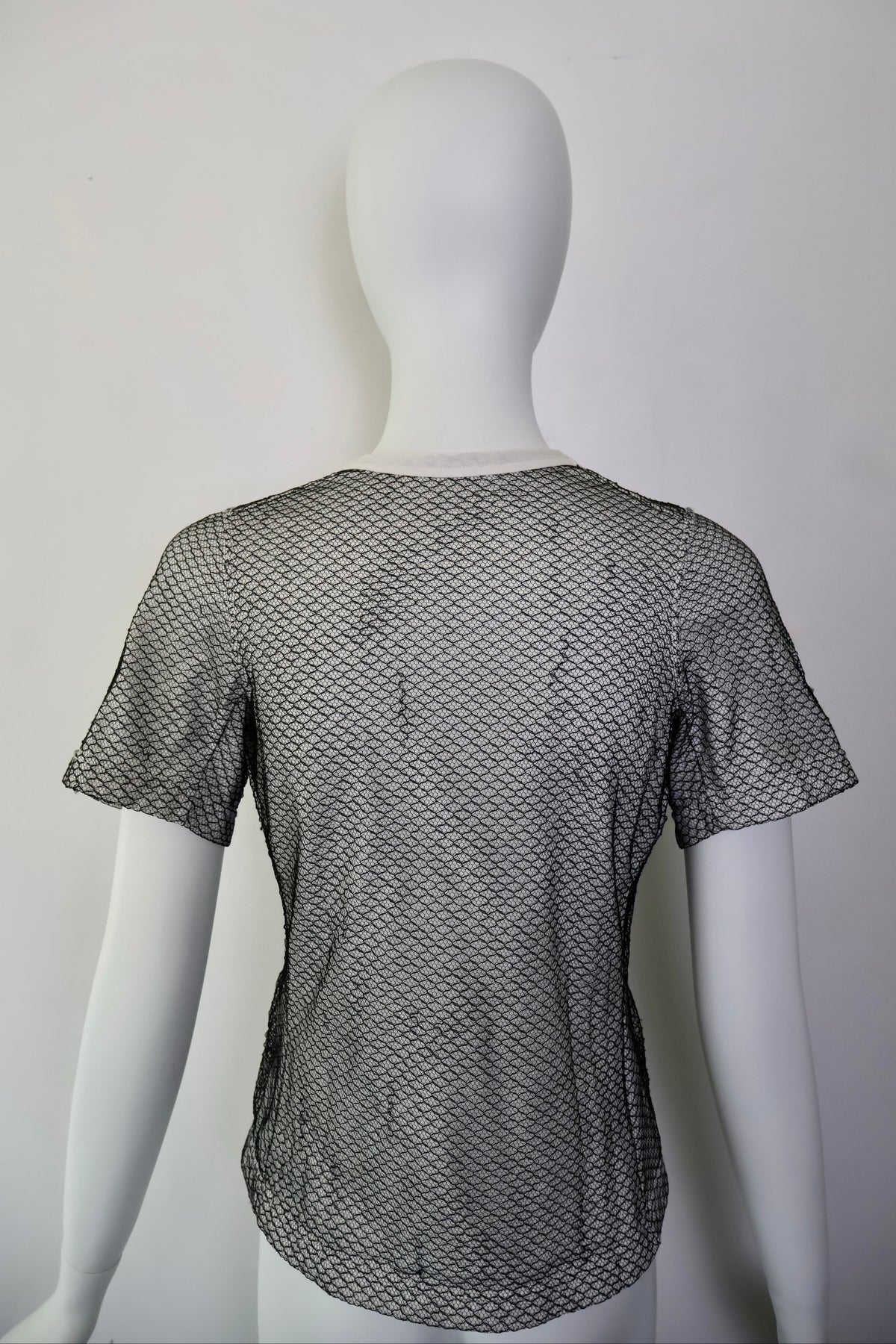 2004 Comme des Garcons Deformed Mesh T-Shirt