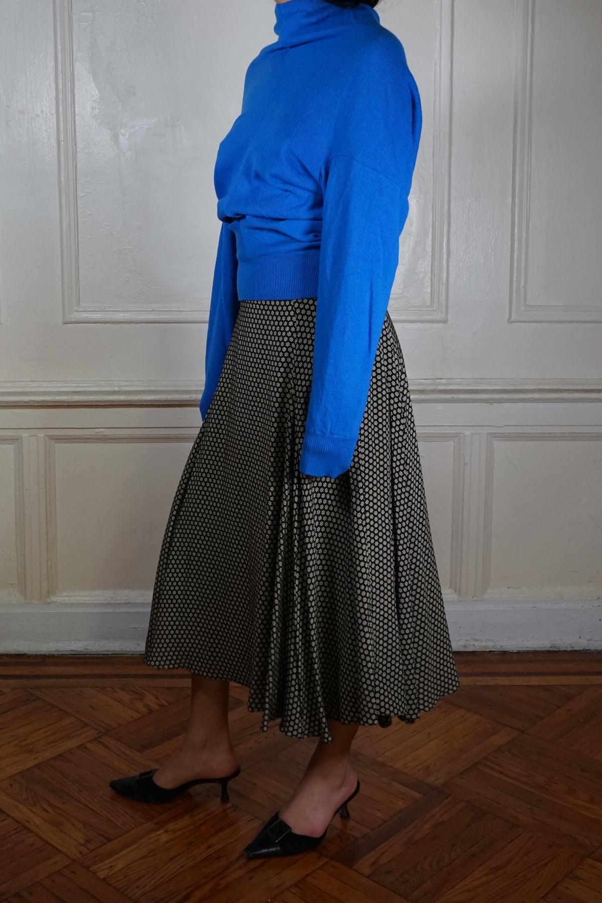 00s Miguel Adrover Silk Skirt