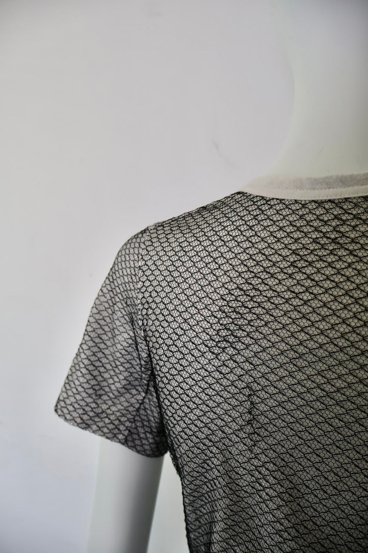 2004 Comme des Garcons Deformed Mesh T-Shirt