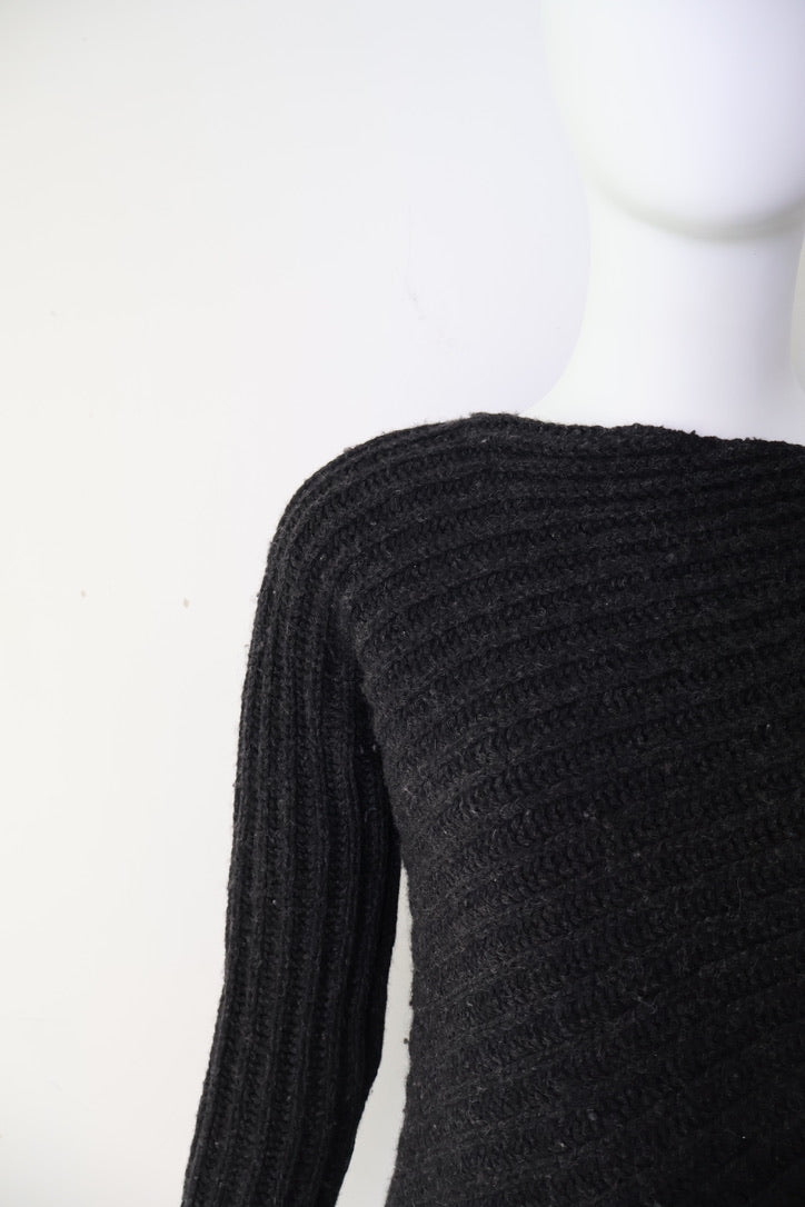 FW98 Margiela Diagonal Knit Sweater