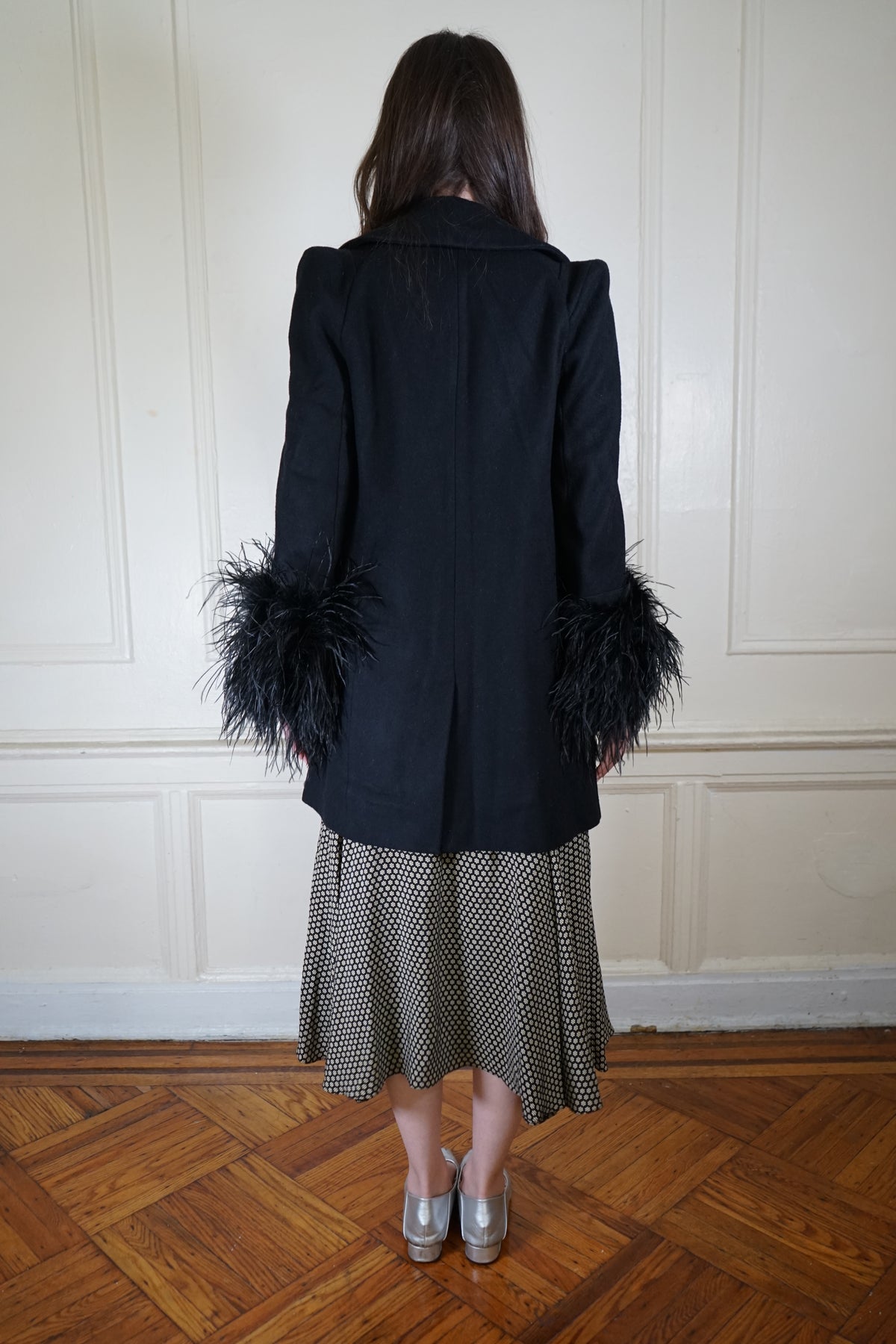 00s Miguel Adrover Silk Skirt
