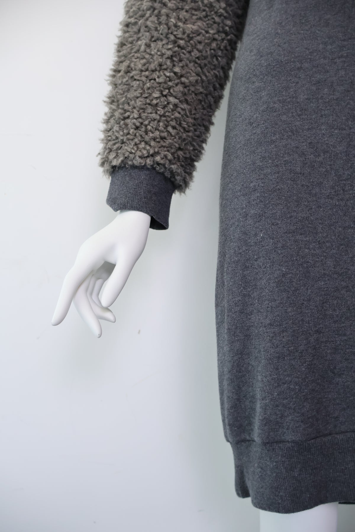 Hussein Chalayan Sherpa Sleeve Dress