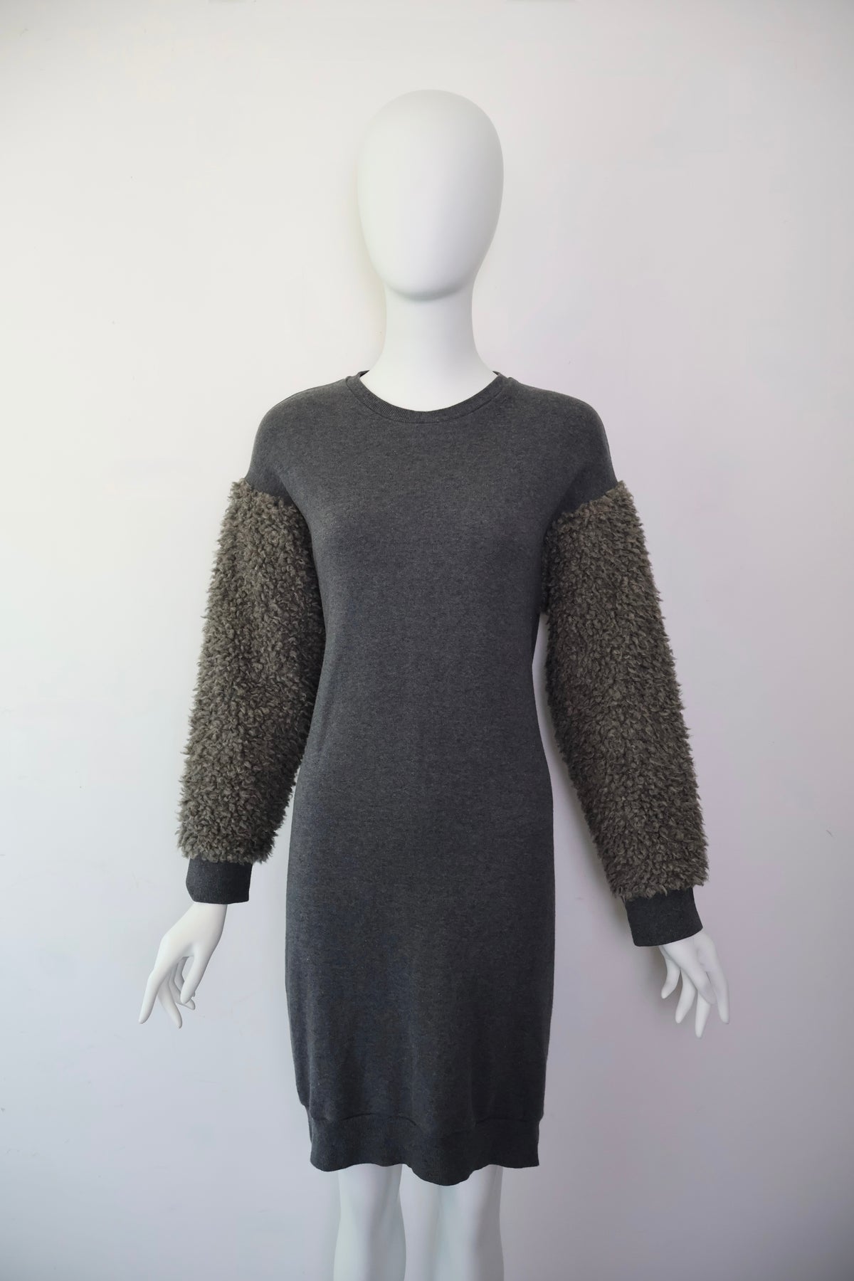 Hussein Chalayan Sherpa Sleeve Dress