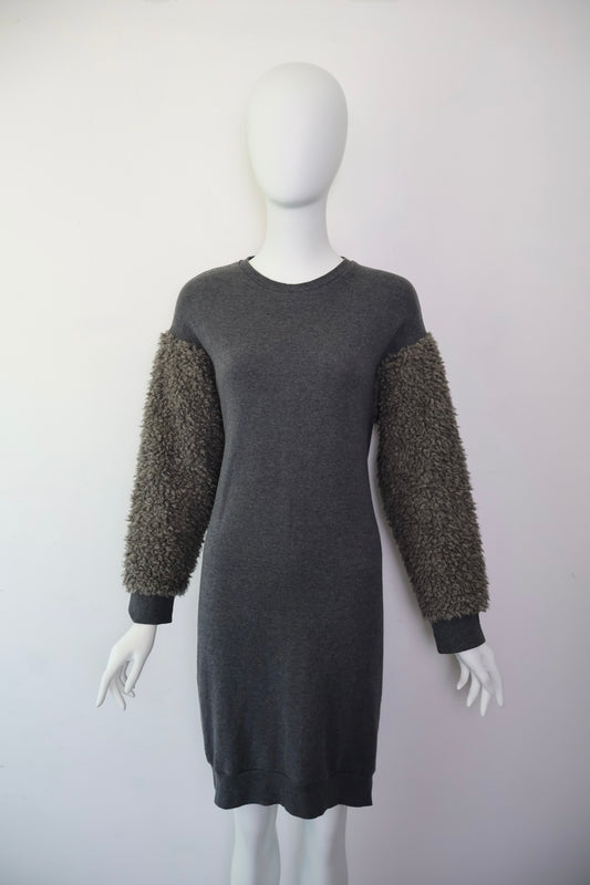 Hussein Chalayan Sherpa Sleeve Dress