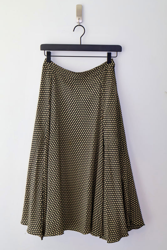 00s Miguel Adrover Silk Skirt