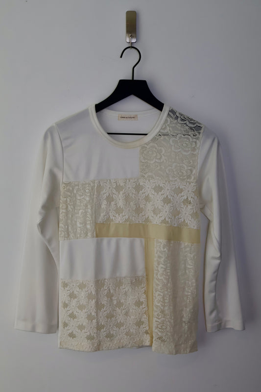 2000 Comme des Garçons Patchwork Lace Shirt