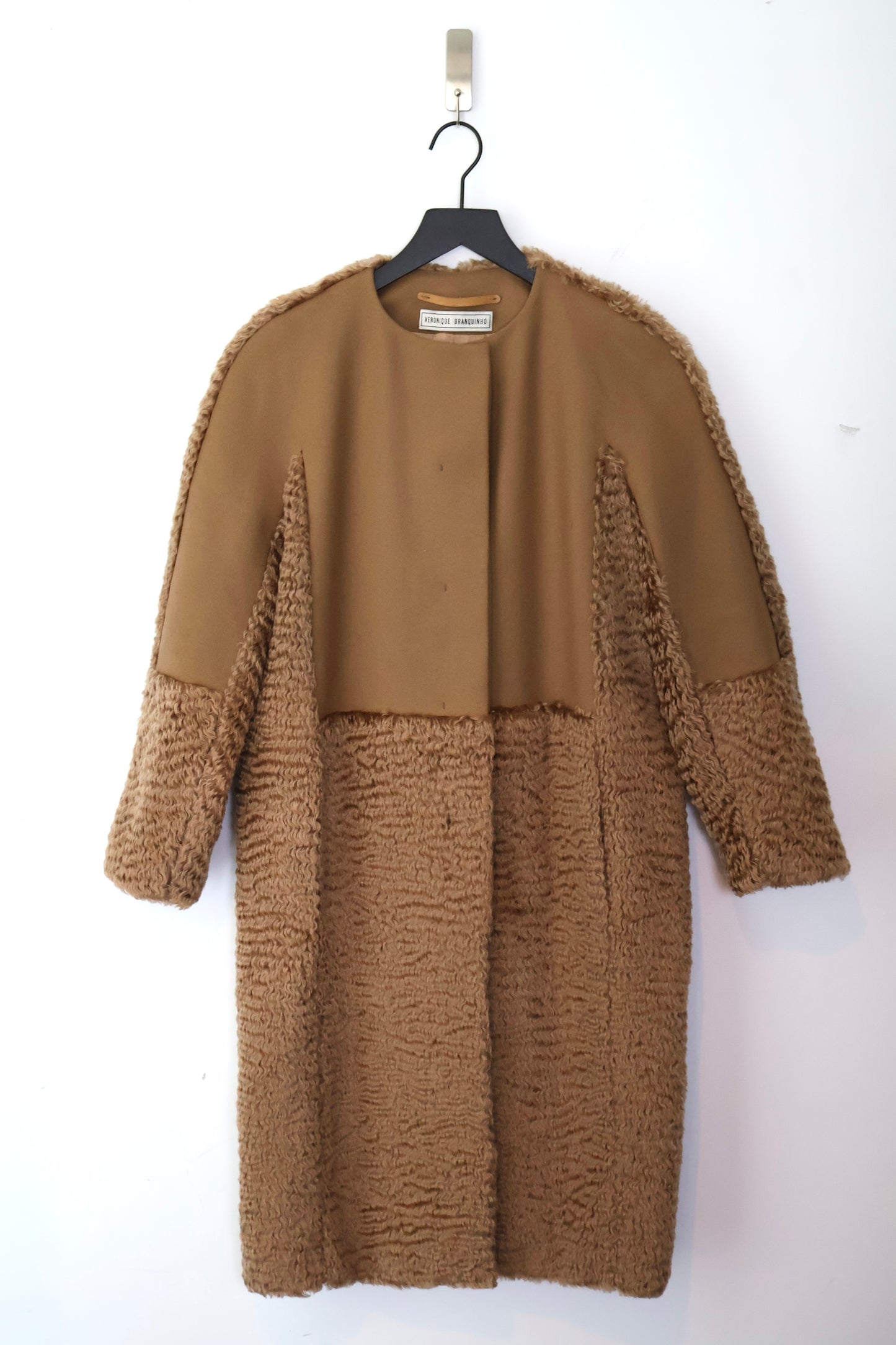 FW13 Veronique Branquinho Mohair Camel Coat