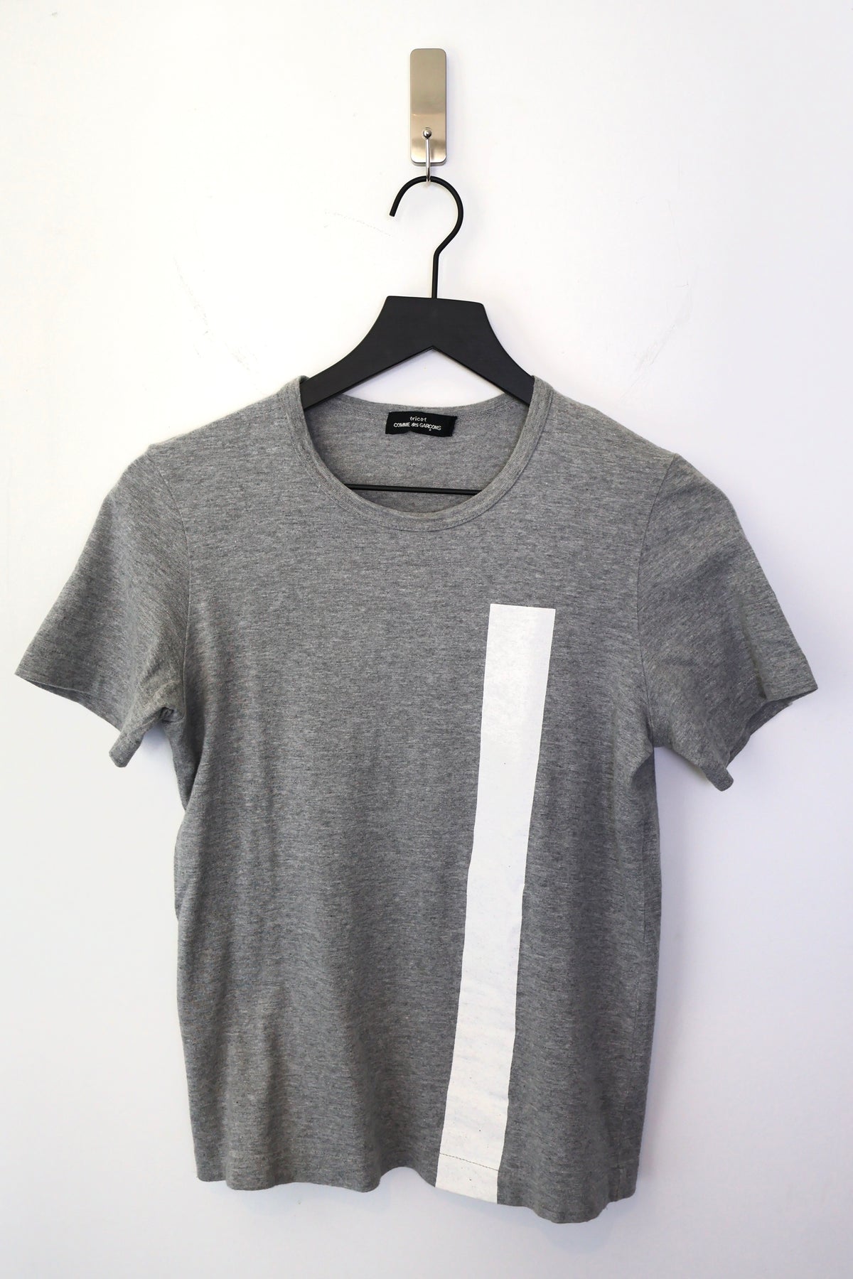 1998 Comme des Garçons White Stripe T-Shirt