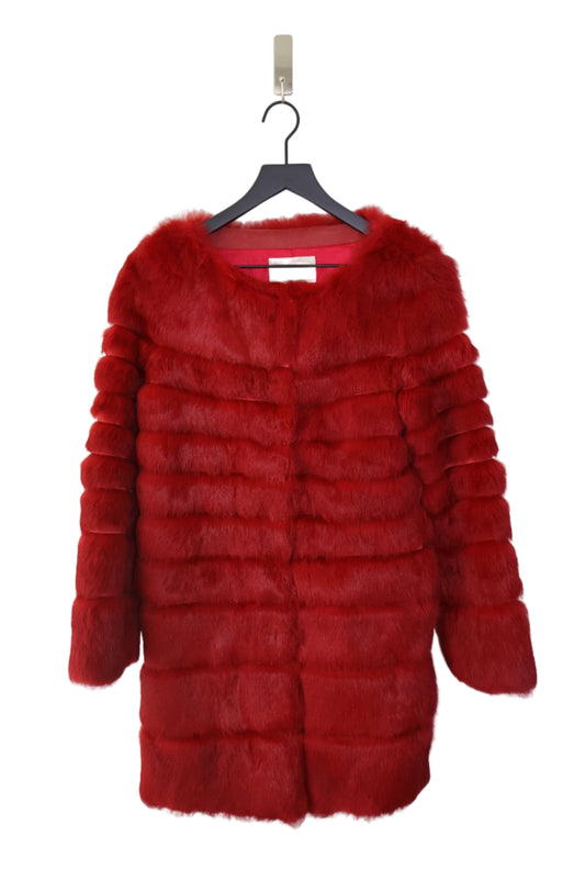 French Designer Rabbit Fur Coat