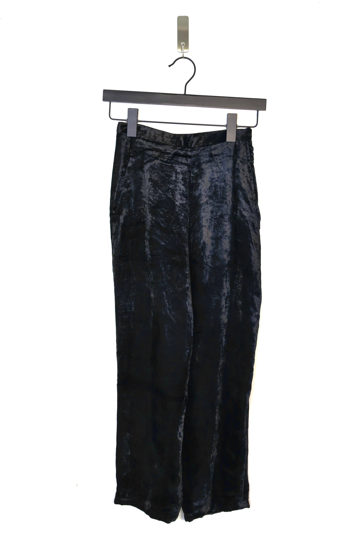 80s Comme des Garçons Crushed Velour Tapered Pants