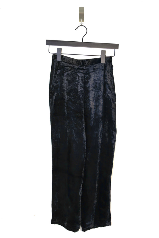 80s Comme des Garçons Crushed Velour Tapered Pants