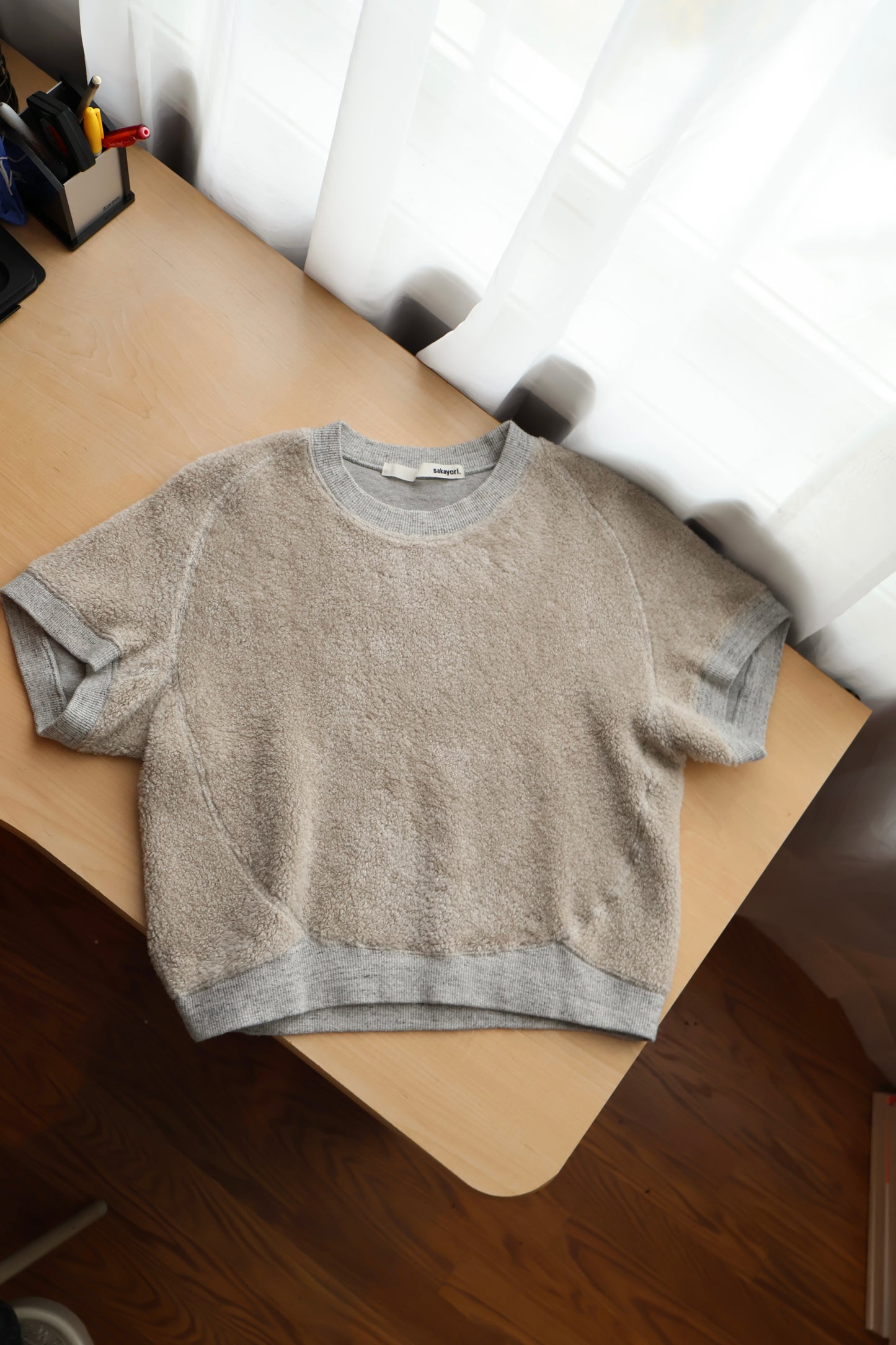 Sakayori Short Sleeve Sherpa Sweatshirt