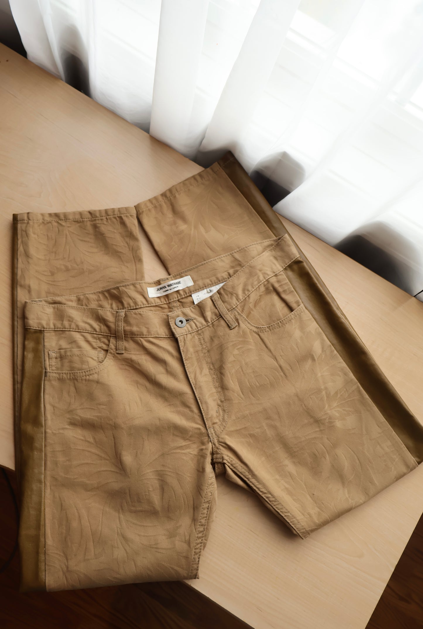 SS07 Junya Watanabe Damask Print Trousers