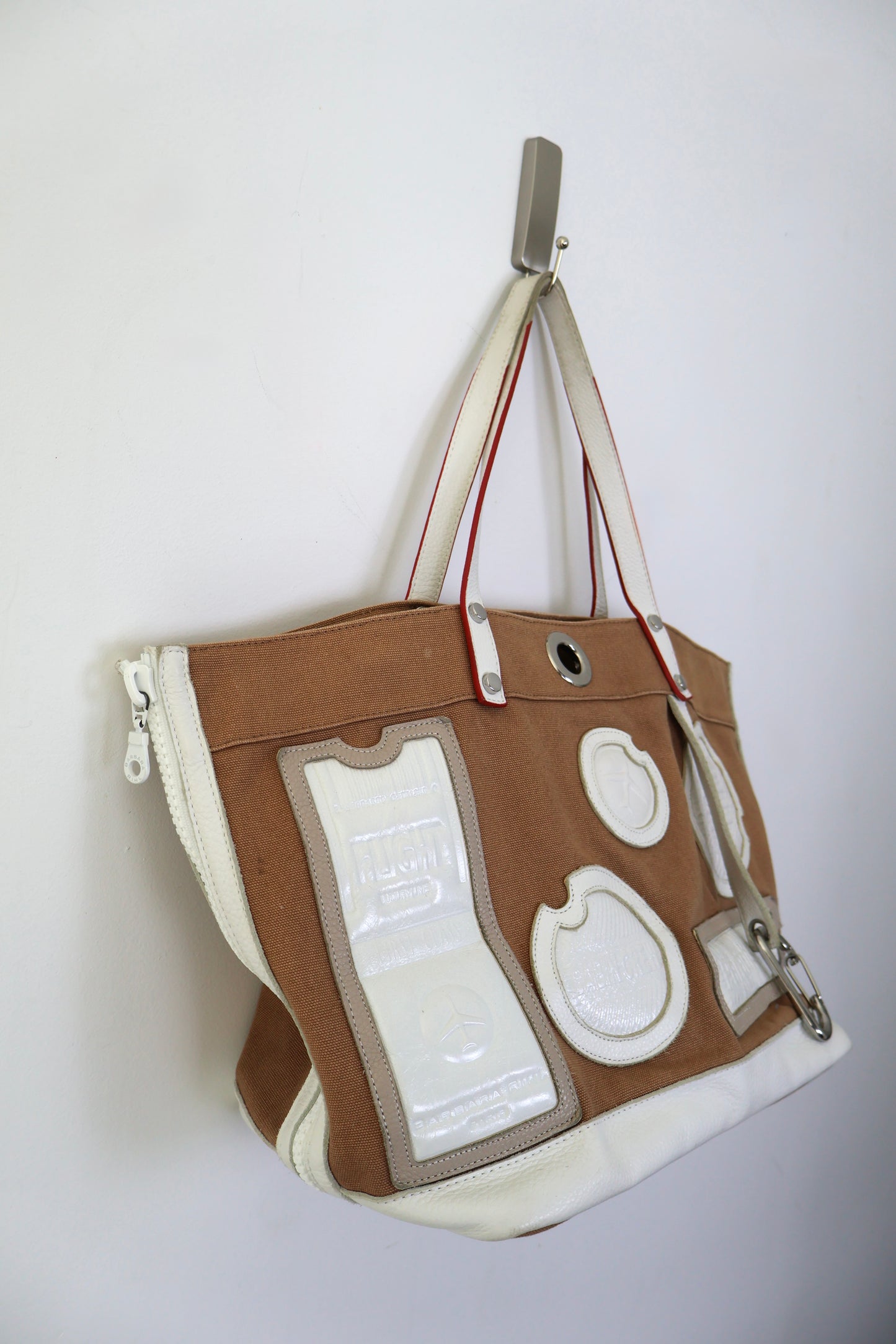 French Designer Luggage Tag Purse
